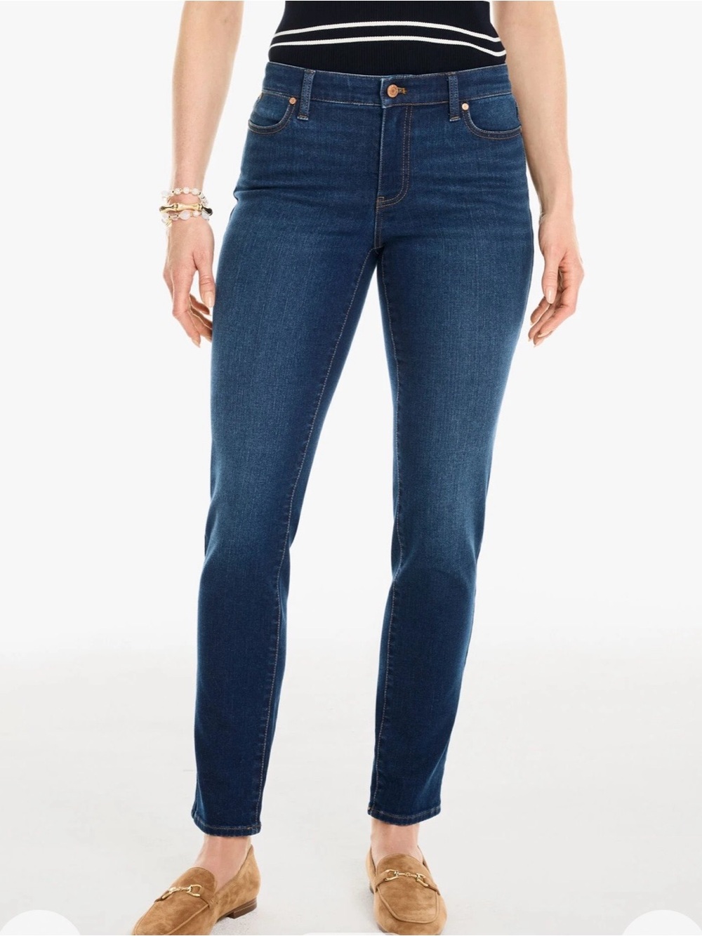 Talbots Flawless Slim Ankle Jeans, 12